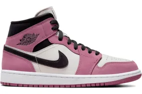 Jordan 1 Mid Berry Pink (W) Fire Red Dance Mode