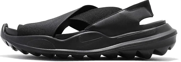 NIKE PRAKTTISK SANDALS BLACK (W) Cushioned Base Busy Professionals Padded Comfort Wellness Seekers