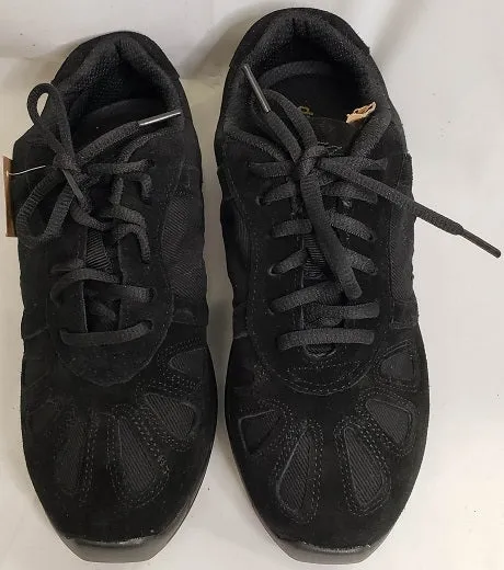 Logan -- Sueded Split Sole Dancesneaker -- Black Play Mode