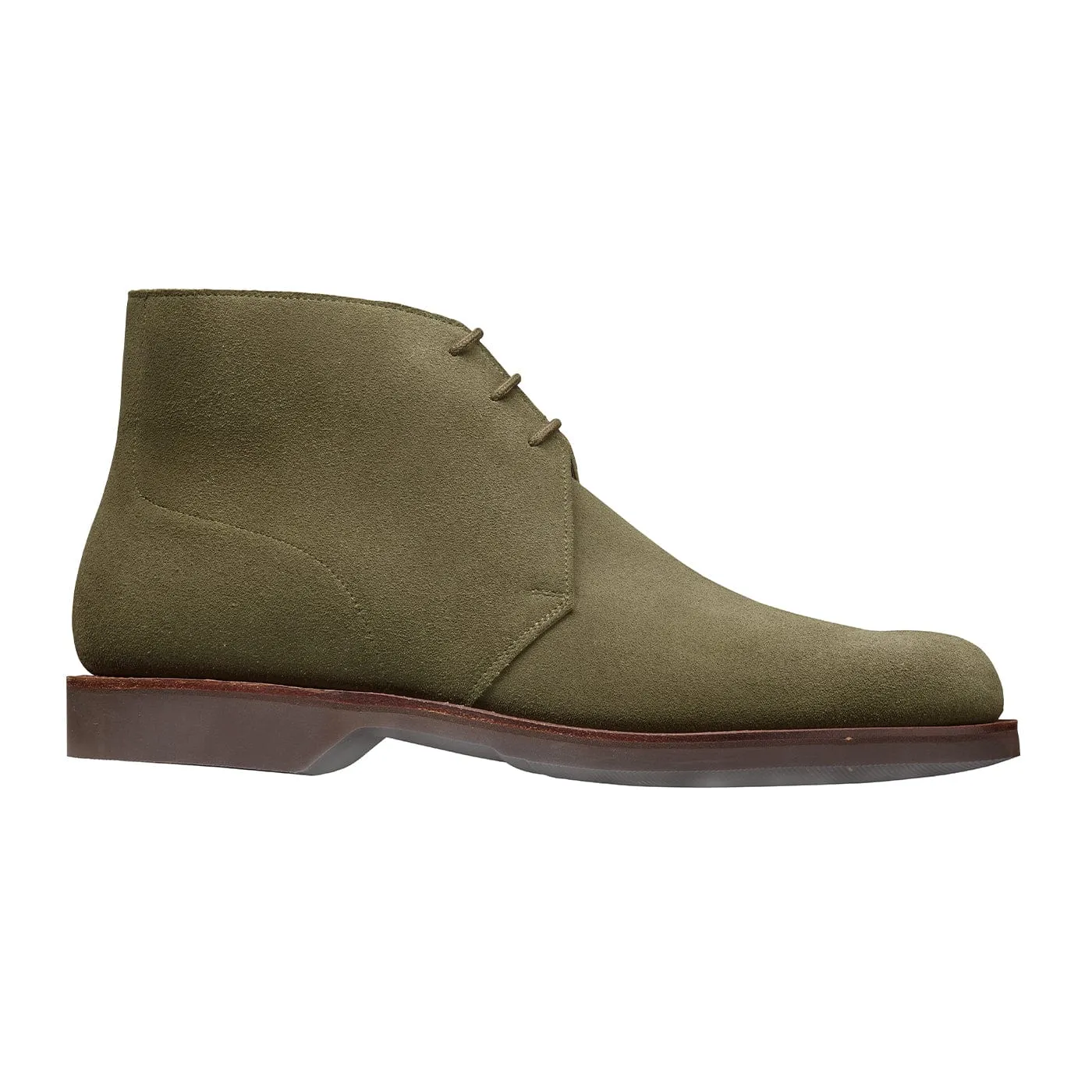 Chukka 4 Olive Reverse Butt Suede Waterproof Feature Camouflage Pattern