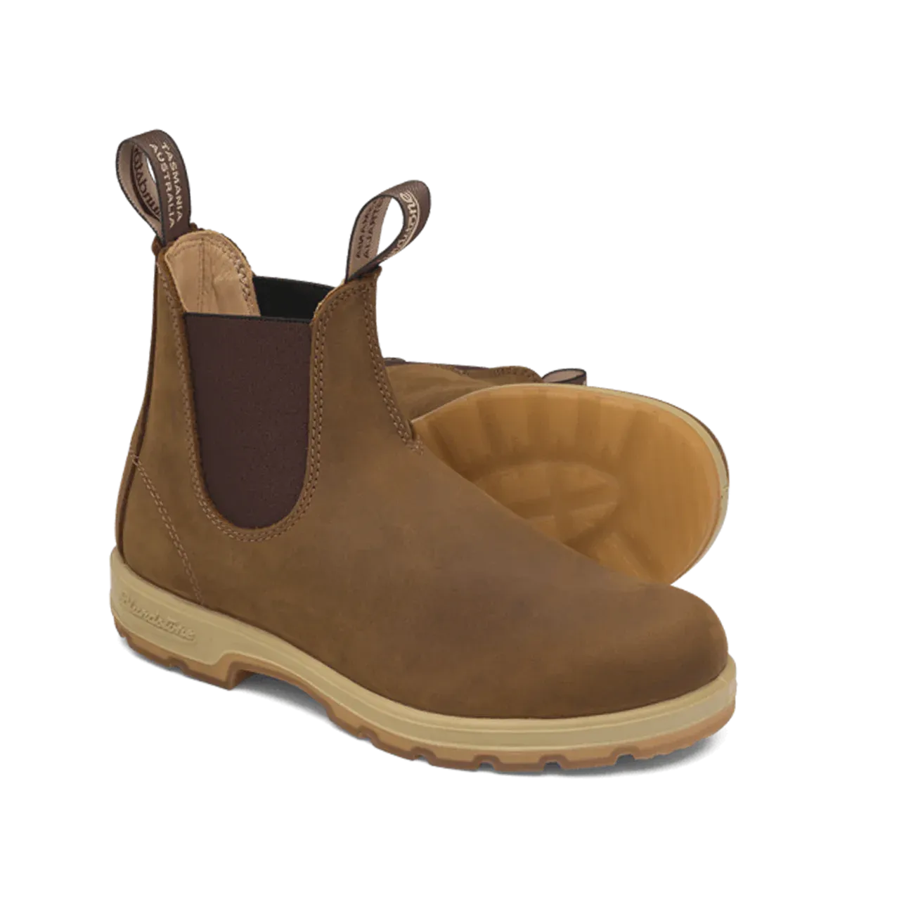 Sleek Design Cushioned Fit BLUNDSTONE 1320 - Classic-Saddle Brown with Gum Sole