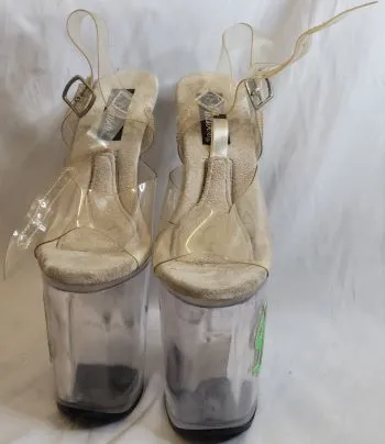 8" Parlan -- Women's Platform Sandal -- Clear Garden Walk