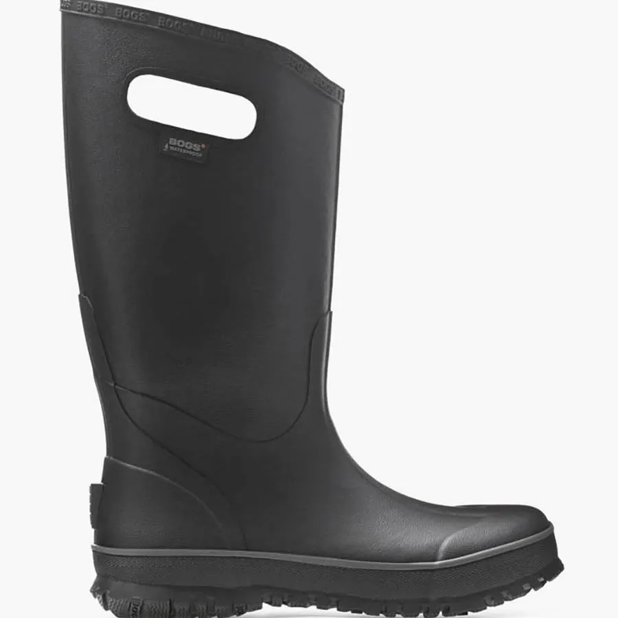 Rainboot Men's - Black Ergonomic Design Hiking Trail