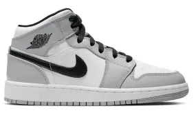 Jordan 1 Mid Light Smoke Grey (GS) Chic Cool Everyday