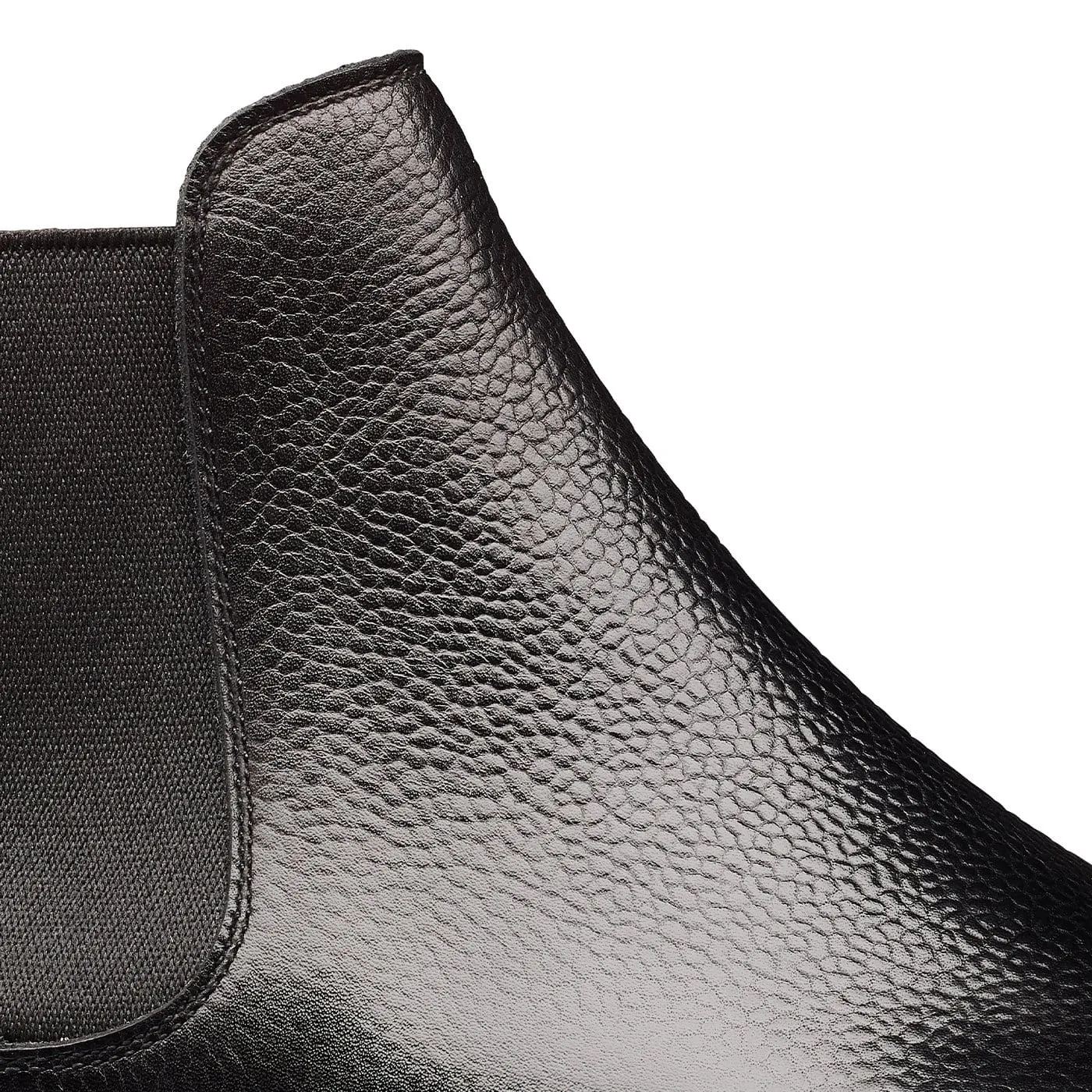 Chelsea 11 Black Scotch Grain Lace Up Design