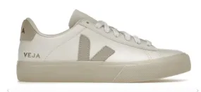 Firm Lock Dad Style Veja Campo Low Chromefree Leather White Natural (Women's)