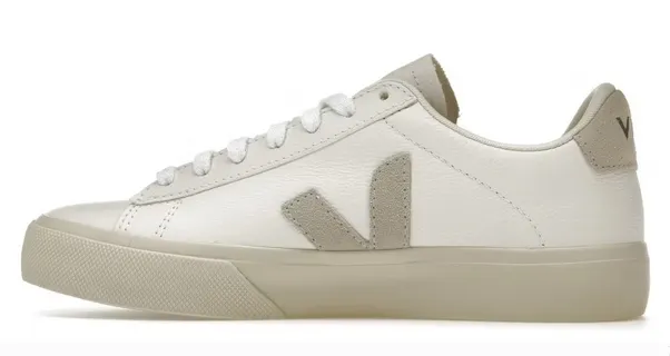 Veja Campo Low Chromefree Leather White Natural (Women's) Soul Step Desert Path