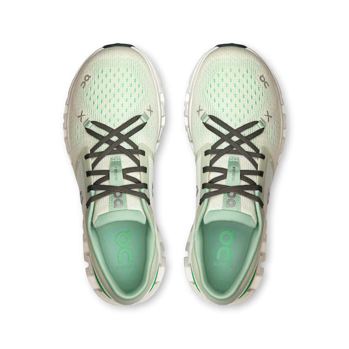 Slip Resistant All Weather Fight Mode On Running Cloud X 4 Aloe Honeydew (Women's)
