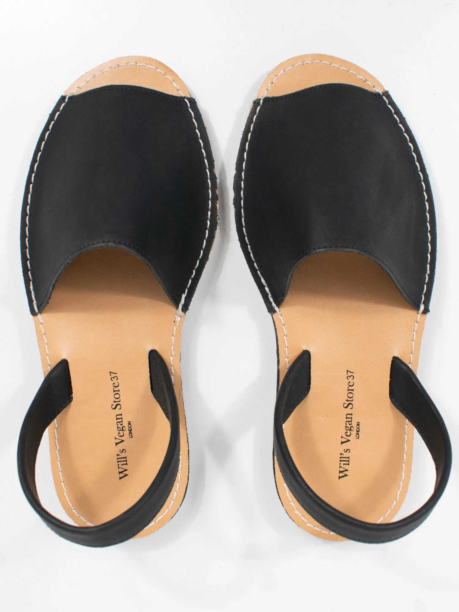 Leather Comfort Luxury Edge Flat Sandals