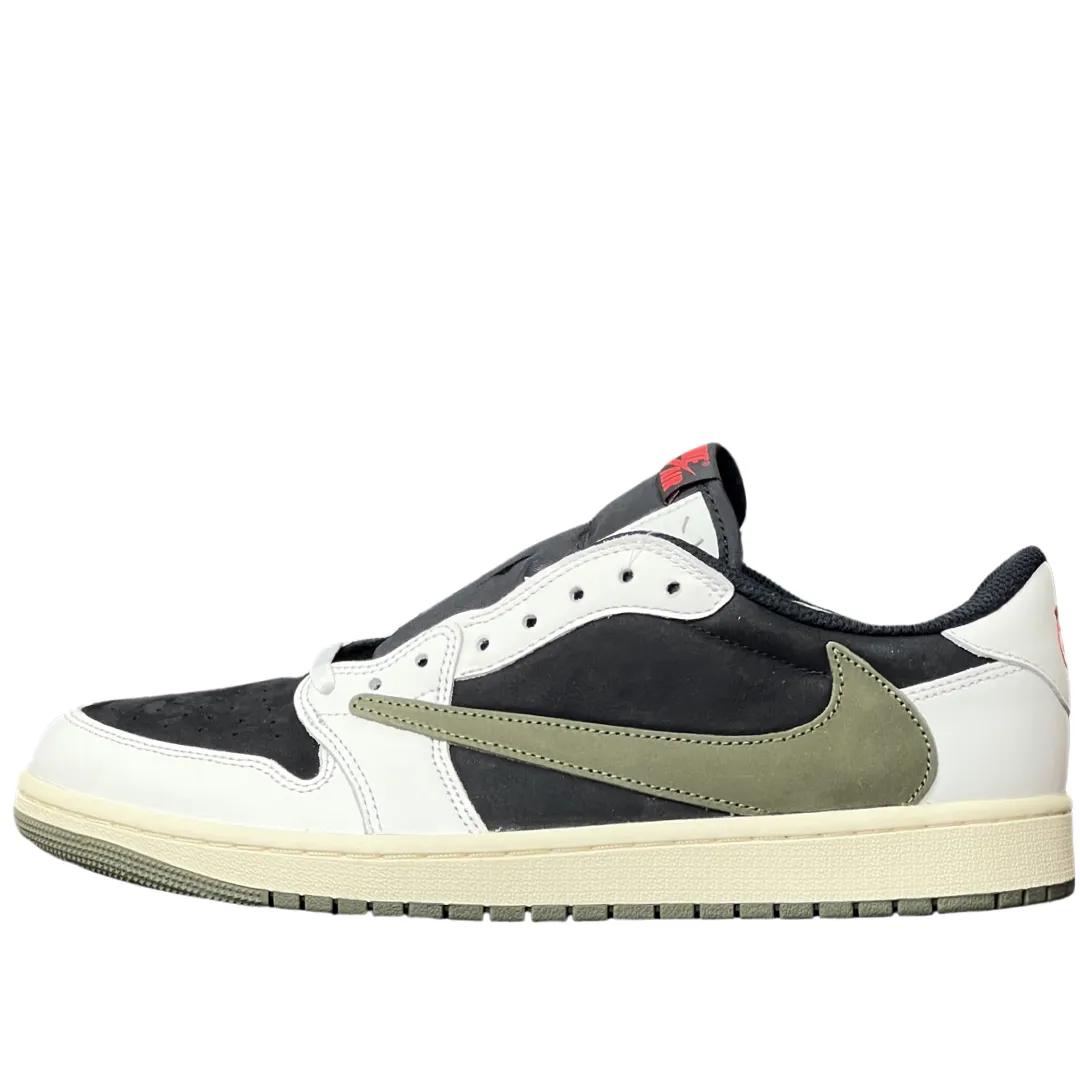 WMNS Nike Air Jordan 1 Low Travis Scott Olive Supportive Core All Ages