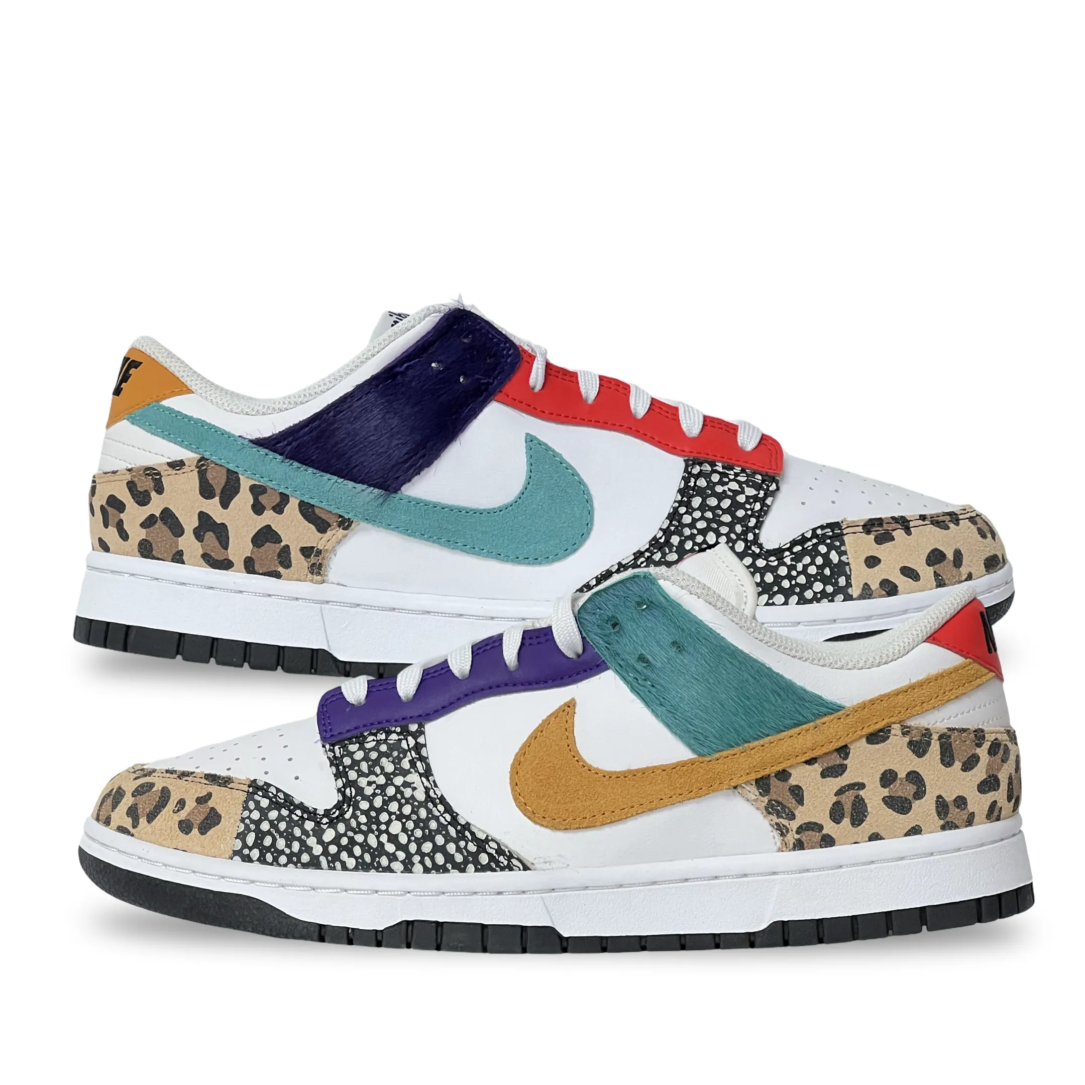 Walking Ventilated Mesh Cold Weather WMNS Nike Dunk Low SE Safari Mix