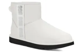 Women's Classic Mini Side Logo - White Path Free