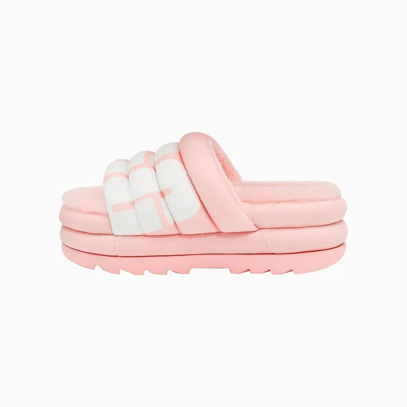 Runway Glow Leather Touch Women's Maxi Slide Logo