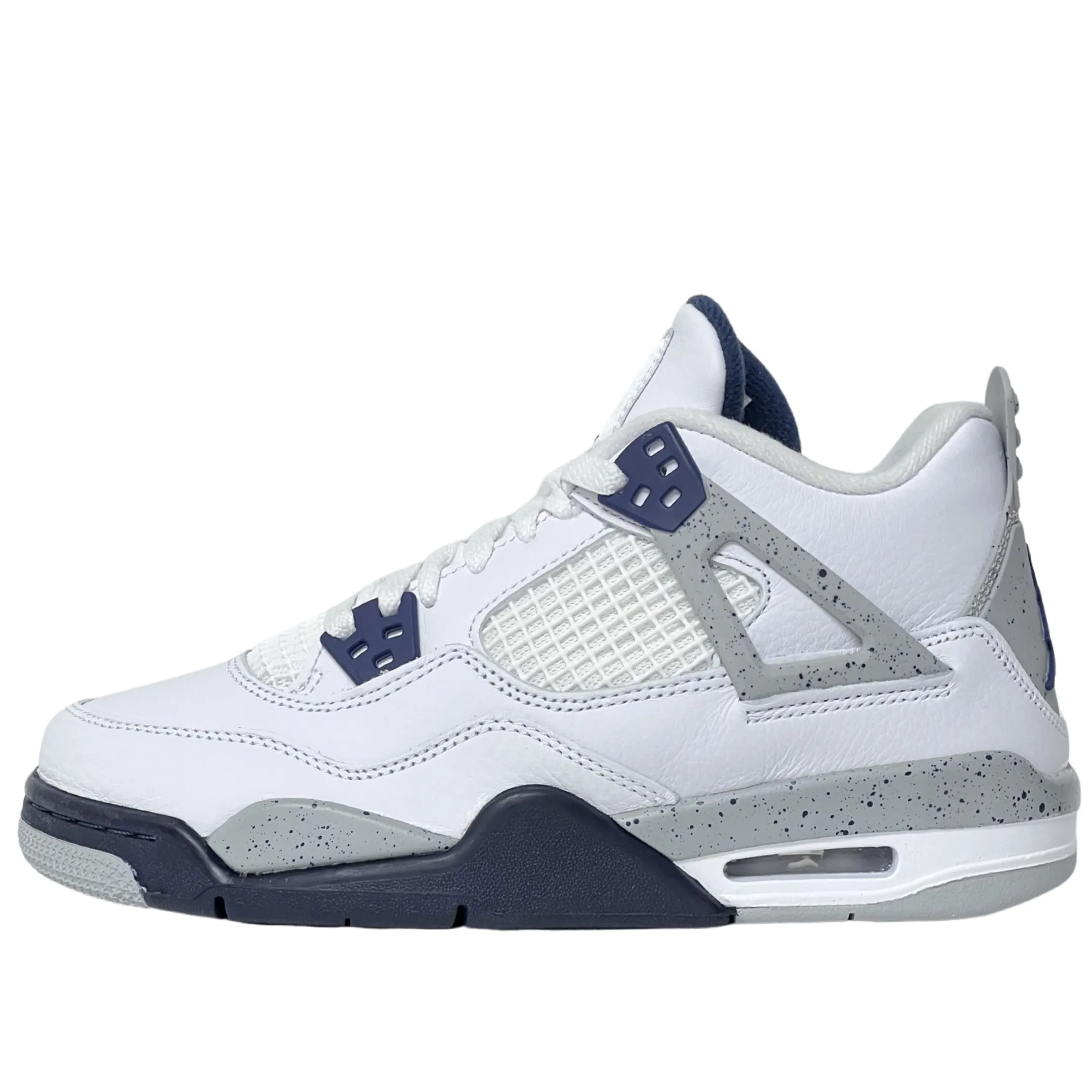 Nike Air Jordan 4 Midnight Navy GS Event Mode Street Glow