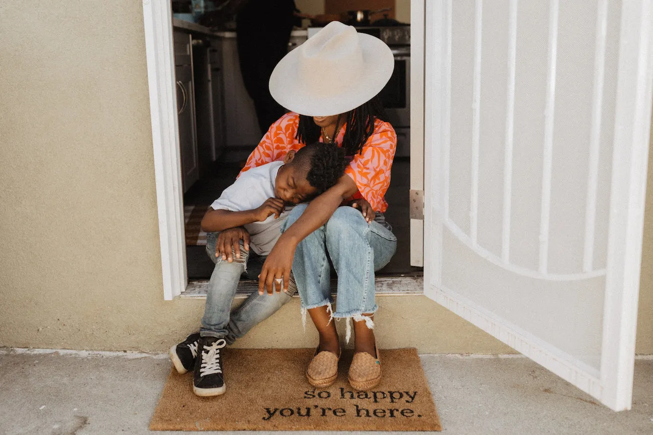 Woven Flat in Honey   Stripes Look Out