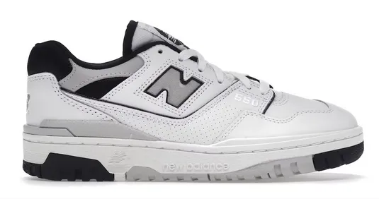 Youth Fresh Gift Easy New Balance 550 White Black Grey (W)